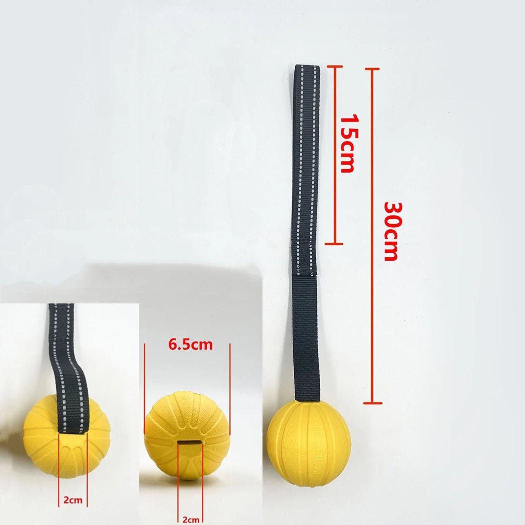 Durable Interactive Dog Toy Balls on a Rope - Perfect for Chewers of All Sizes, Floats & Ideal for Training!