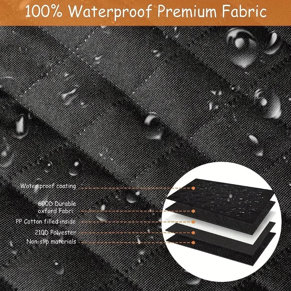 Ultimate Waterproof Dog Car Seat Cover - Durable, Wear-Resistant SUV Protector, Easy to Install & Portable!